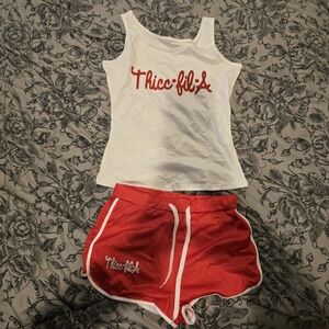 Thicc Fil A Lounge pajama set college humor